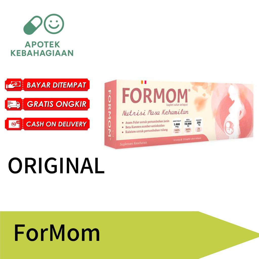 Formom Box Isi 100 Tablet Vitamin Suplemen
