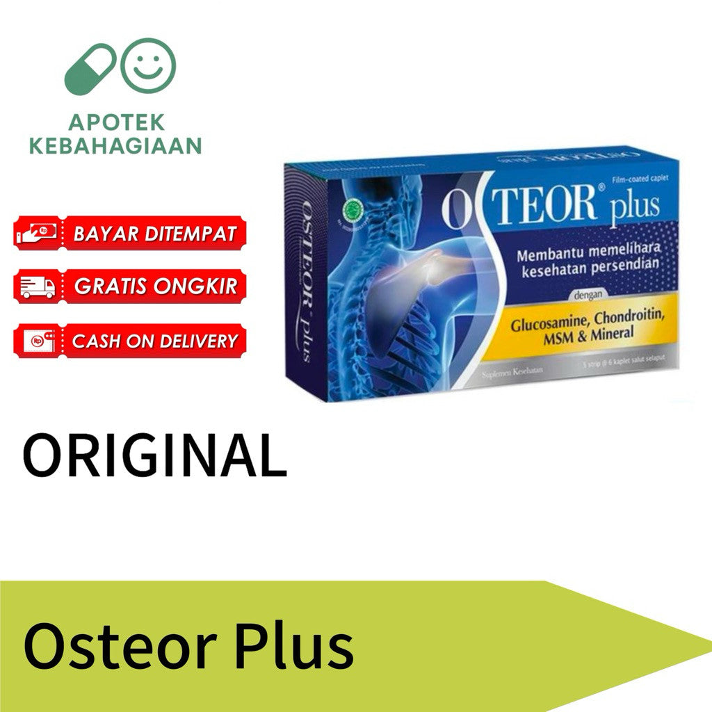 Osteor Plus Box Isi 30 Tablet Vitamin Suplemen