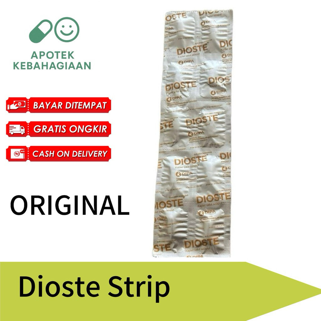 Dioste Strip Isi 10 Tablet Vitamin Suplemen