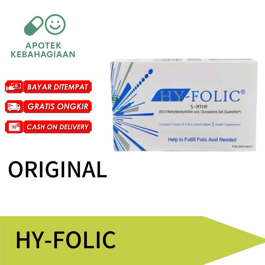 Hy-Folic Box Isi 30 Tablet Vitamin Suplemen