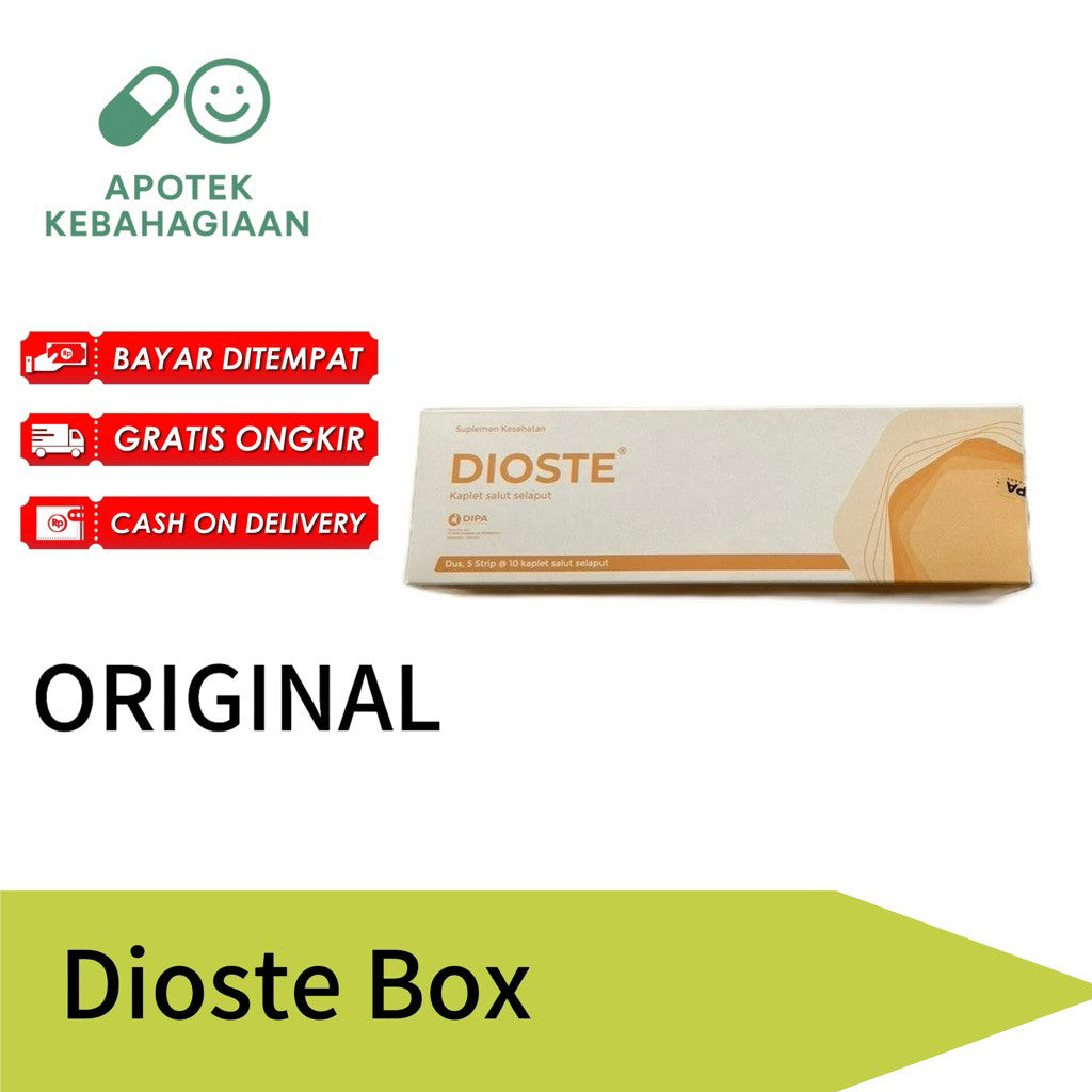Dioste Box Isi 50 Tablet Vitamin Suplemen