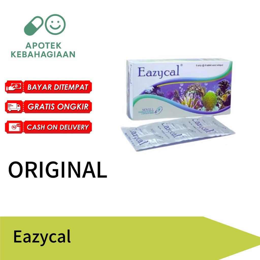 Eazycal Box Isi 30 Tablet Suplemen Kesehatan