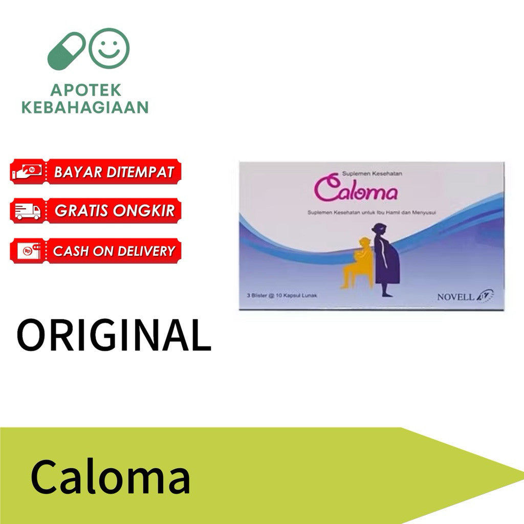 Caloma Box Isi 30 Tablet Vitamin Suplemen