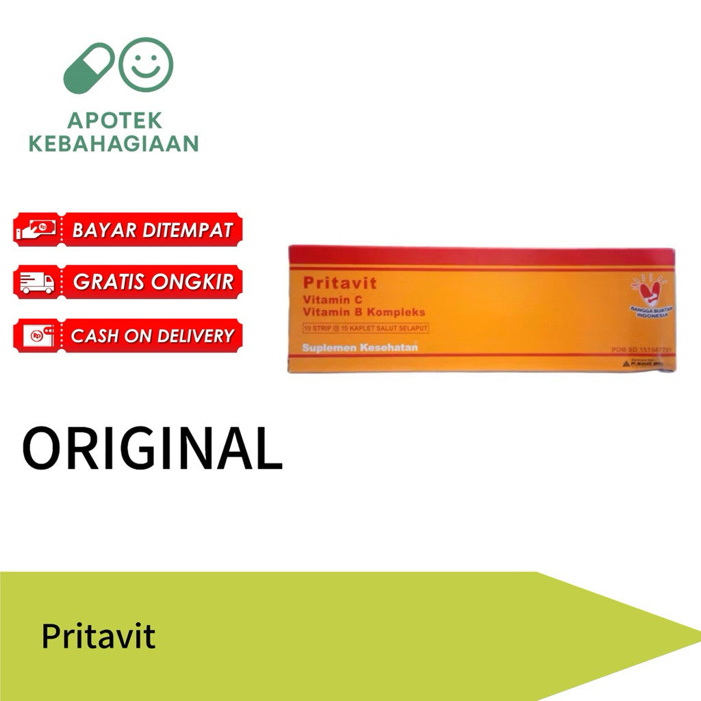 Pritavit Box Isi 100 Tablet Vitamin Suplemen