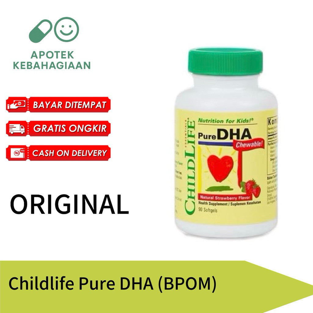 ChildLife Essentials Pure DHA 90 SoftGels Original BPOM