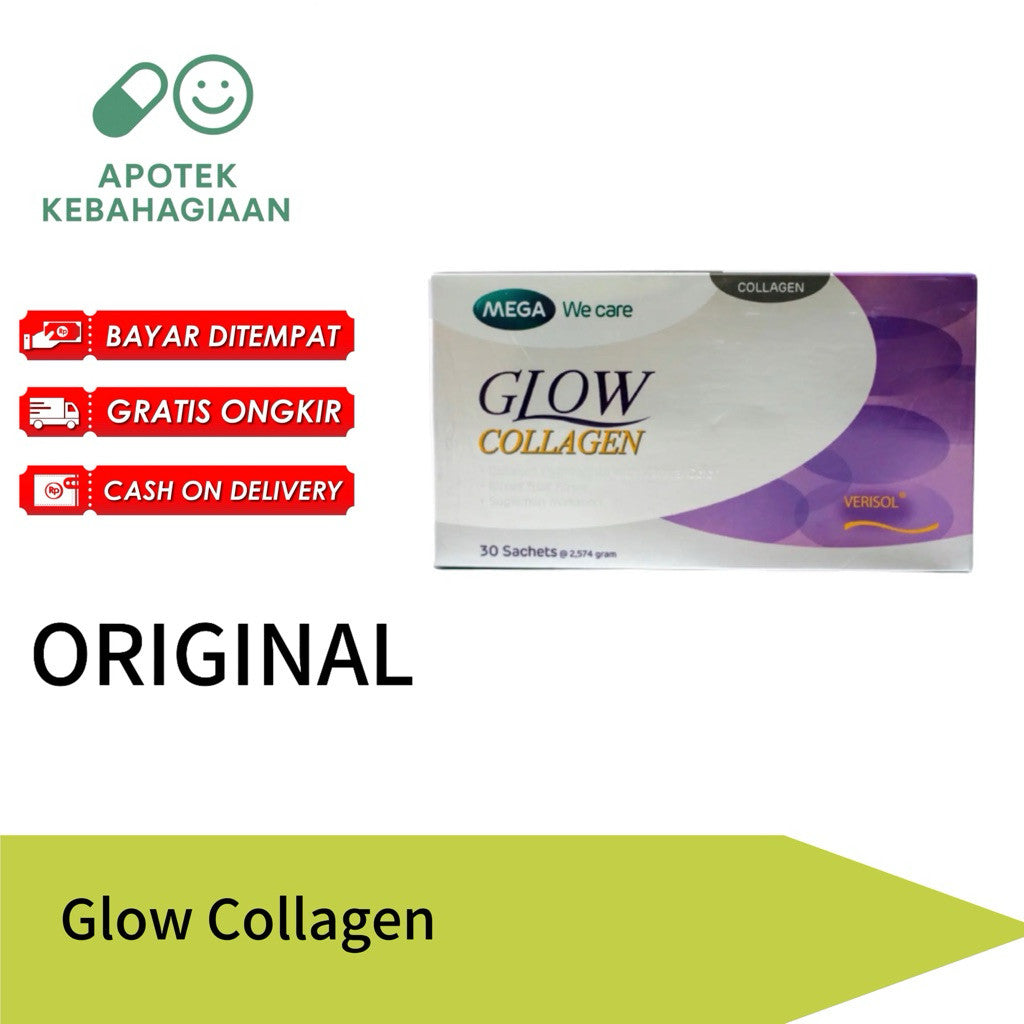 Glow Collagen Box Isi 30 Sachet Multivitamin Suplemen