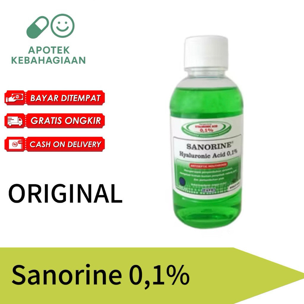 Sanorine Hijau 0,1% Gargle 200ML