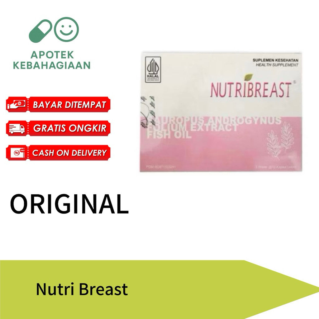 Nutribreast Box Isi 30 Tablet Vitamin Suplemen Kesehatan