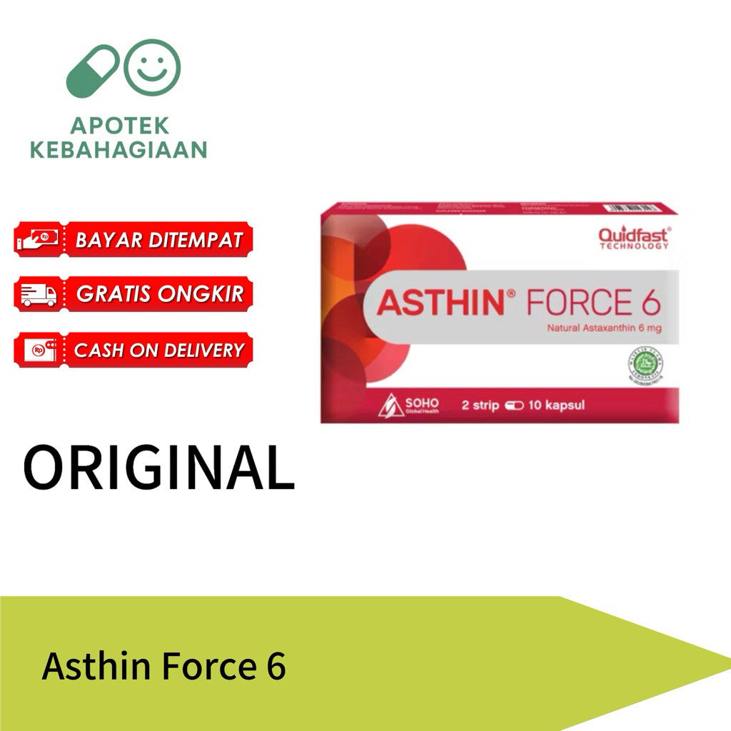 Asthin Force 6 Box Isi 20 Tablet