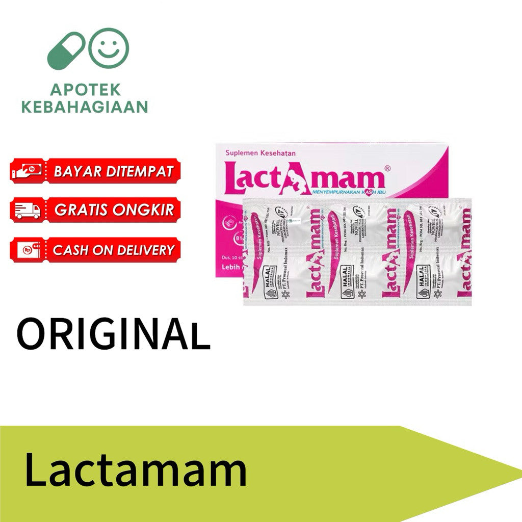 Lactamam Box Isi 60 Tablet Vitamin Suplemen