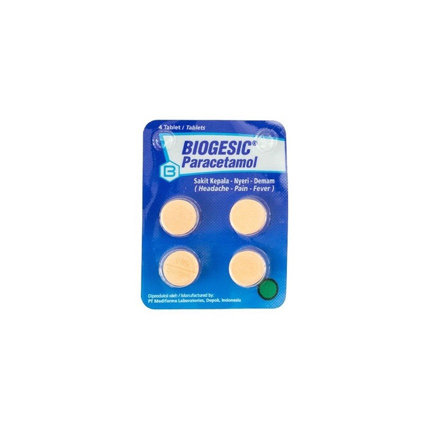 BIOGESIC 500MG 4 TABLET