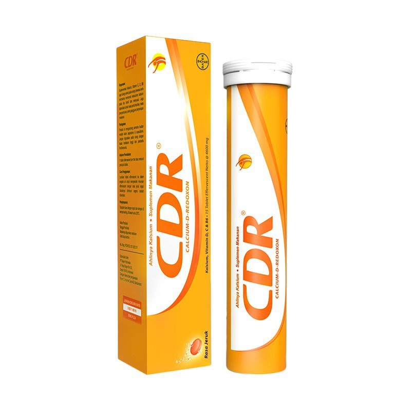 CDR EFFERVESCENT 15 TABLET