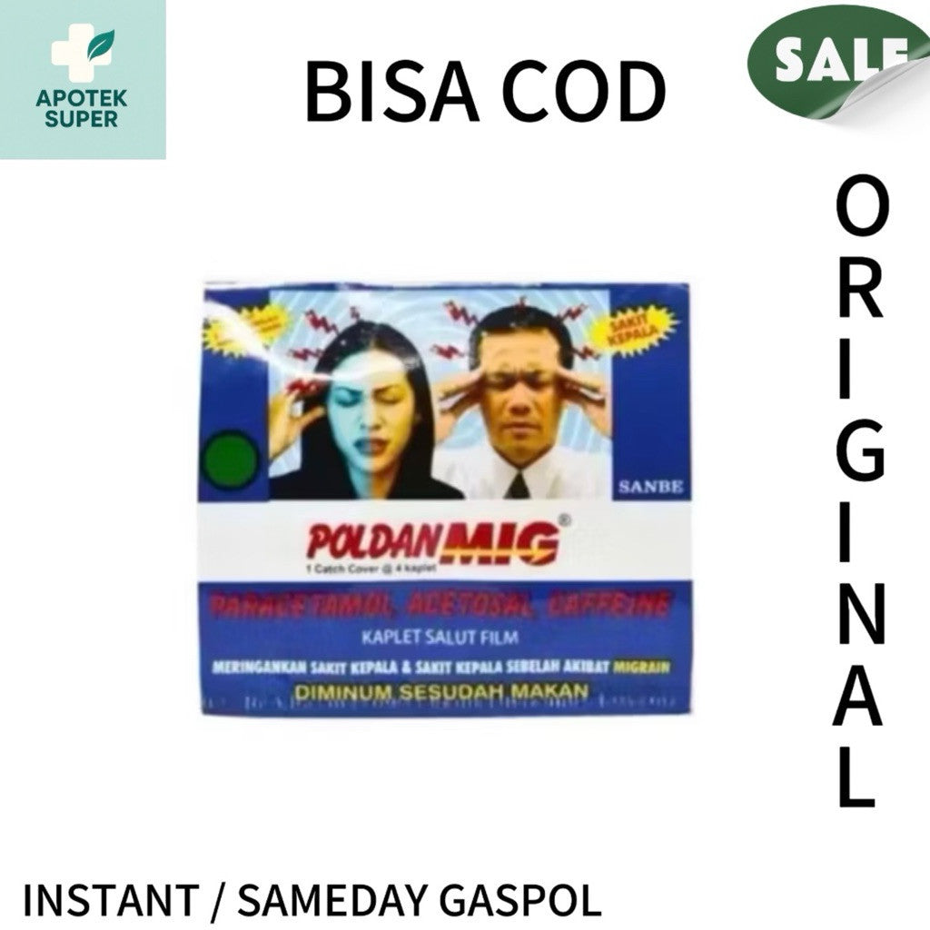 Poldanmig Strip Isi 4 Tablet