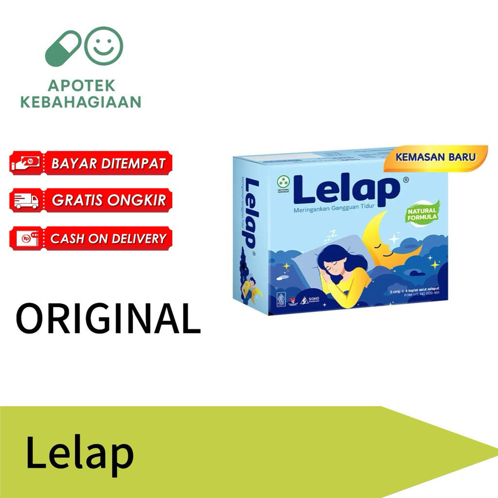 Lelap Isi 4 Tablet Herbal